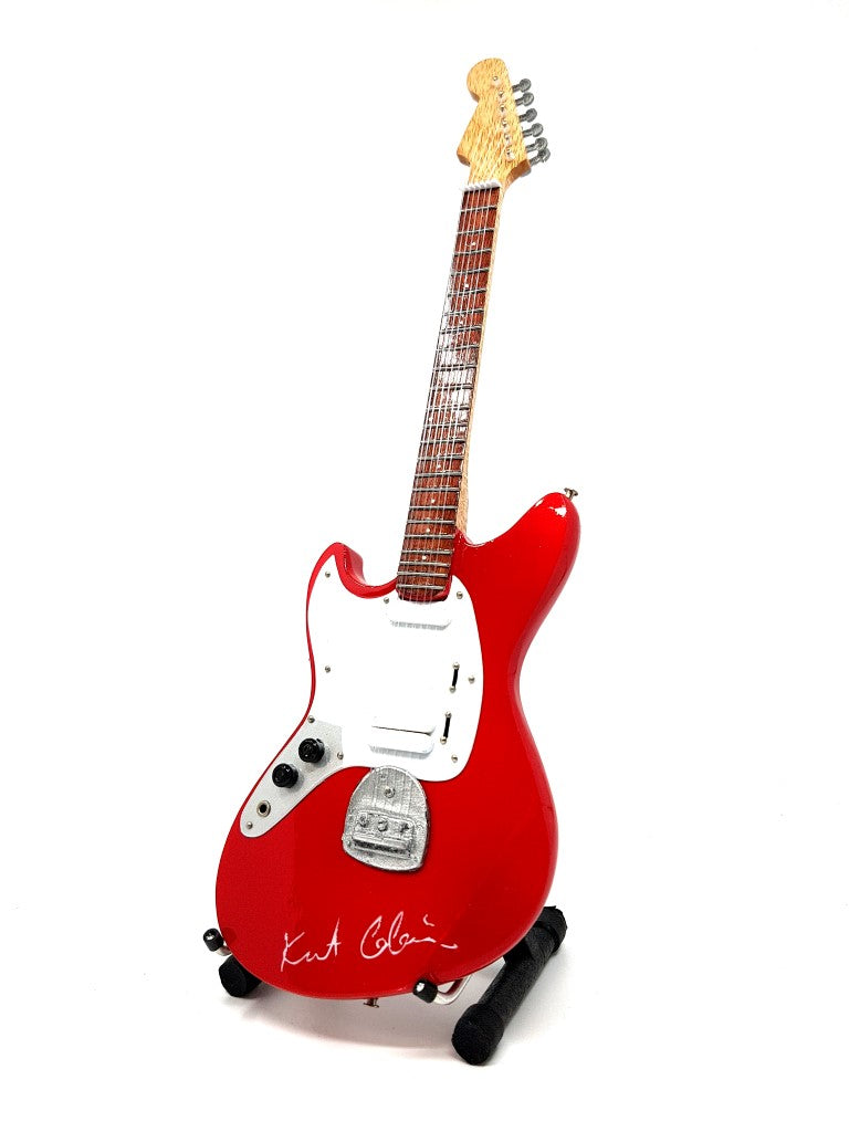 Mini-Gitarre Kurt Cobain Nirvana MGT-0277 mit personalisierbarer Gravur