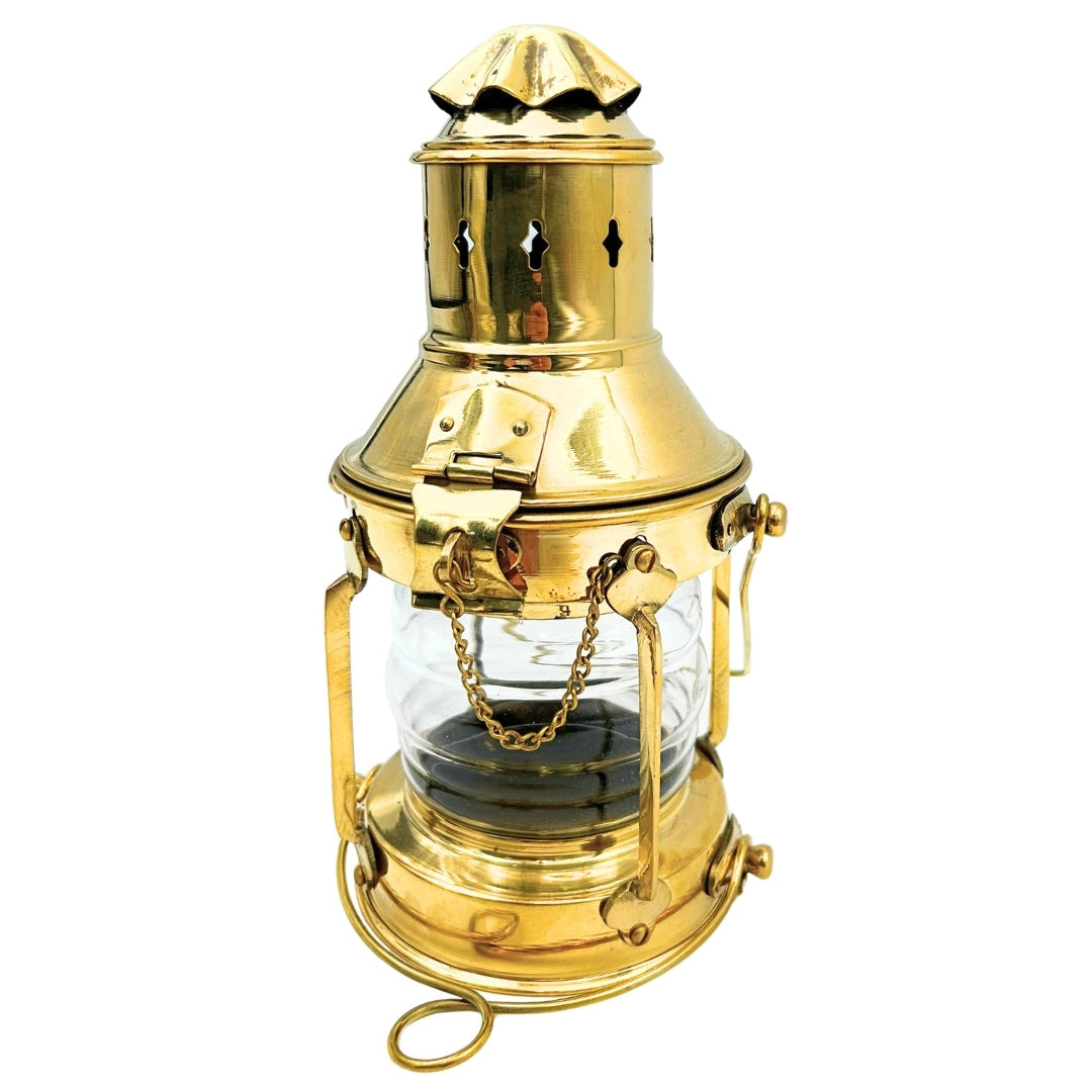 Messing-Retro-Öllampe SL10 mit der Möglichkeit der Personalisierung durch Gravur