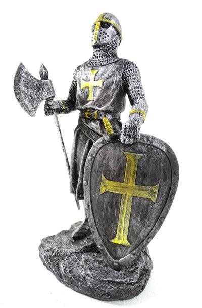 Ritterfigur - Kreuzritter 18 cm mit der Möglichkeit einer personalisierten Gravur