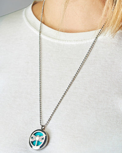 AromaTree Harmony – Aromatherapie-Halskette Baum des Lebens 25 mm