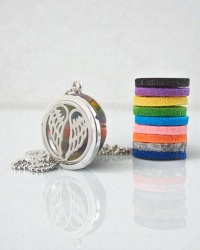 Naszyjnik Aromalife Angelic Wings – Sekretnik Zapachu Skrzydła Anioła 30 mm