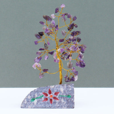 Amethystbaum mit 80 Steinen