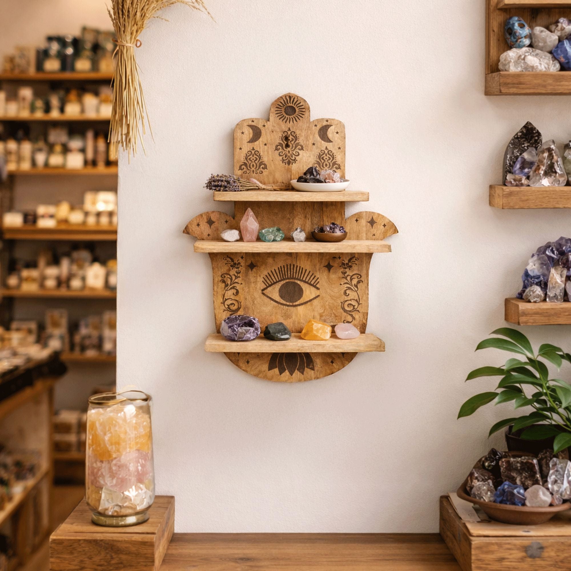 Regal in Hamsa-Form
