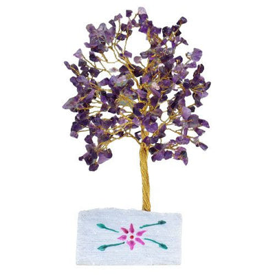 Amethyst-Kristallbaum mit 320 Steinen