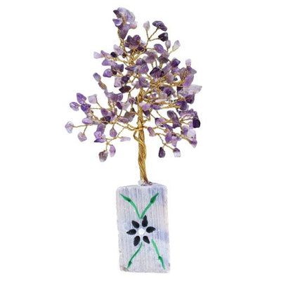 Amethyst-Edelsteinbaum – magischer Glücksbaum