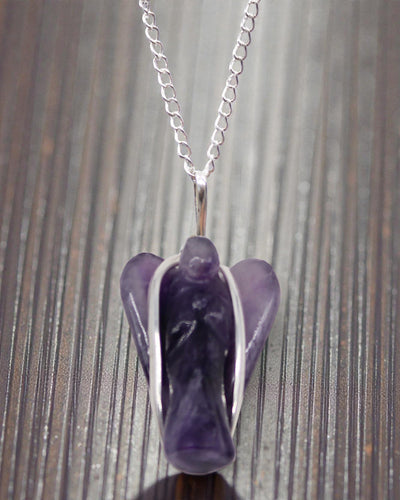 Wächter-Amethyst – Schutzengel-Anhänger aus Amethyst