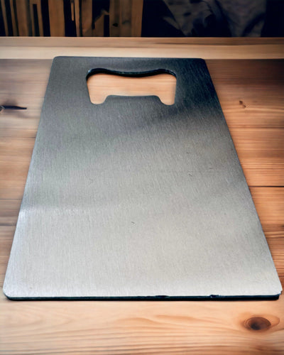 Flaschenöffner aus Edelstahl - Elegantes und Praktisches Gadget - Personalisierung mit Gravur