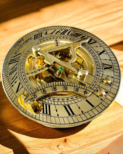 Navigationskompass mit Sextant und Personalisierungsmöglichkeit - Maritim XL