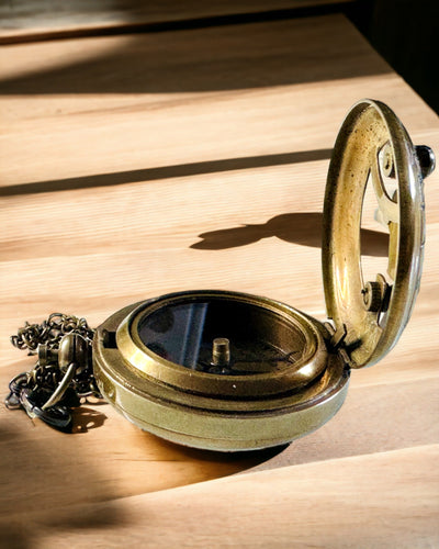 Reisekompass mit Gravur, Personalisierung – Handwerk Indischer Handwerker