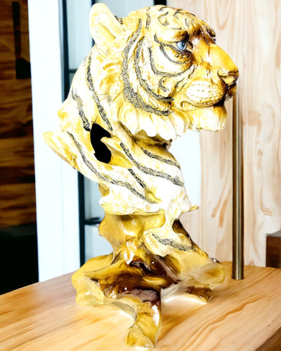 Statuette "Tiger König des Dschungels" mit Gravuroption, Figur 29 cm hoch, Dekoration als Geschenk
