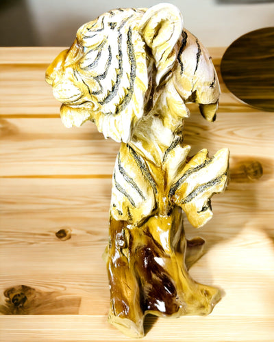 Statuette "Tiger König des Dschungels" mit Gravuroption, Figur 29 cm hoch, Dekoration als Geschenk