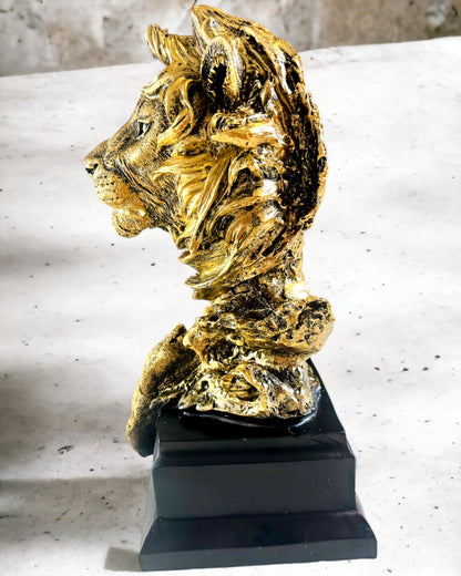 Königlicher Löwe - Majestätische Dekorationsfigur mit Gravurmöglichkeit, 2 Farbvarianten zur Auswahl, als Geschenk