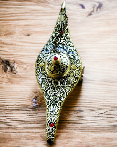 Magische Lampe von Aladin mit Gravuroption - Variante Geschreddertes Gold