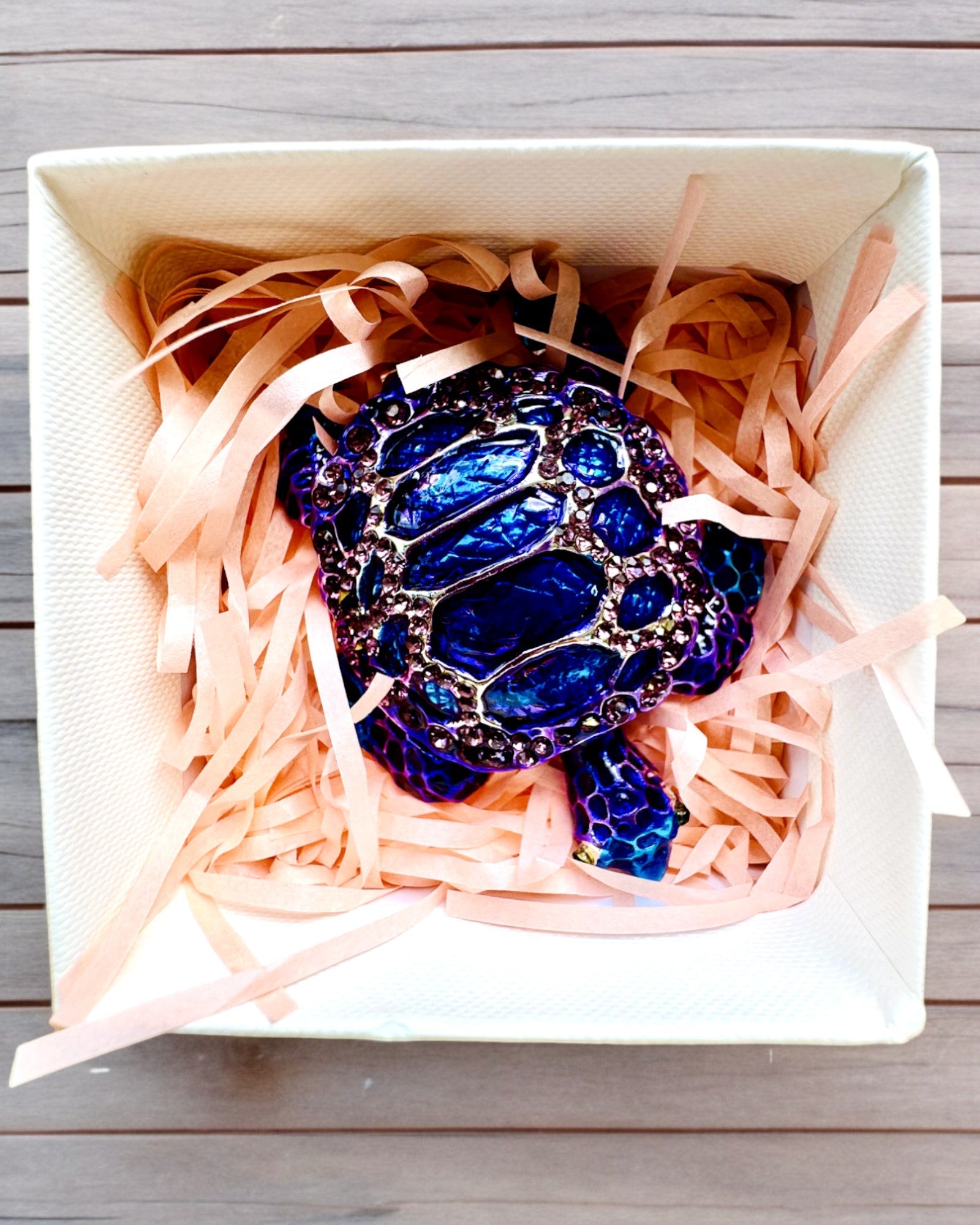 Magischer Schildkrötenschatz - Schmuckversteck mit Personalisierung durch Gravur, Geschenk