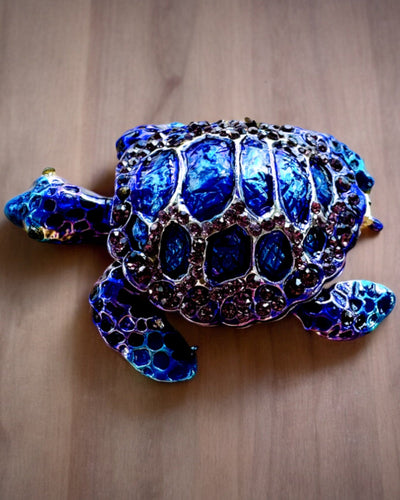 Magischer Schildkrötenschatz - Schmuckversteck mit Personalisierung durch Gravur, Geschenk