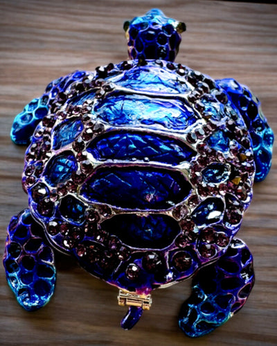 Magischer Schildkrötenschatz - Schmuckversteck mit Personalisierung durch Gravur, Geschenk