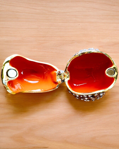 Bunter Spatz mit Gravur - Zauberhaftes Versteck für Schätze