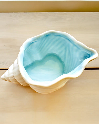 Keramikschale "Meeresmuschel" - als Geschenk, Personalisierung mit Gravur