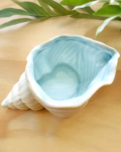 Keramikschale "Meeresmuschel" - als Geschenk, Personalisierung mit Gravur