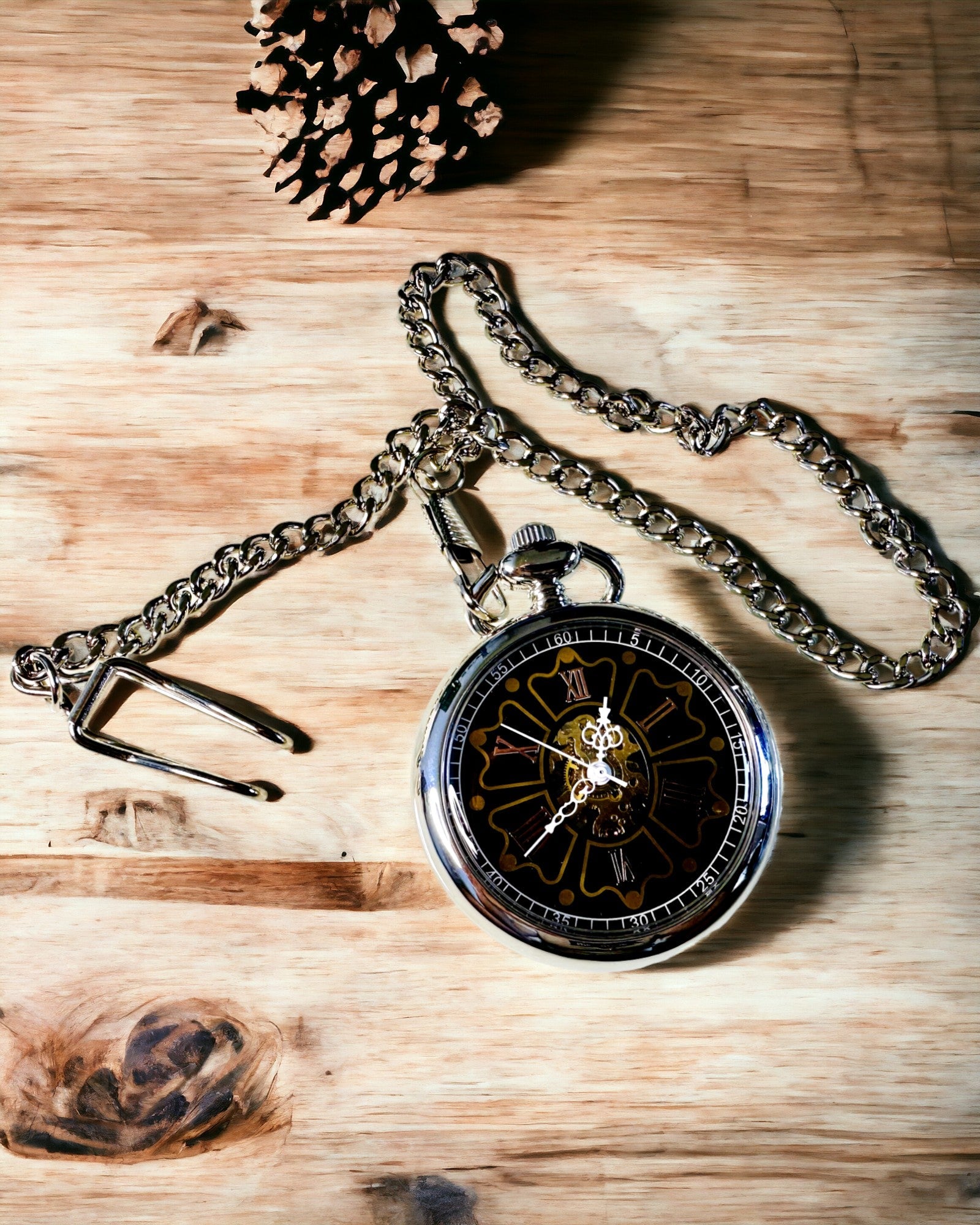 Taschenuhr im Vintage-Stil mit Gravurmöglichkeit