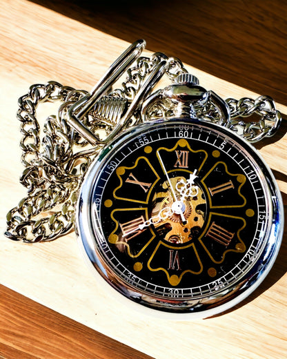 Taschenuhr im Vintage-Stil mit Gravurmöglichkeit