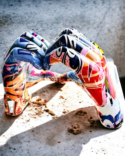 Dekorative Figur Bunter Dekorationsgriff ArtBrace - personalisierbar mit Gravur, als Geschenk