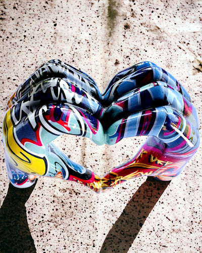 Dekorative Figur Bunter Dekorationsgriff ArtBrace - personalisierbar mit Gravur, als Geschenk