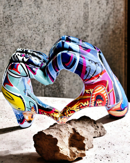 Dekorative Figur Bunter Dekorationsgriff ArtBrace - personalisierbar mit Gravur, als Geschenk