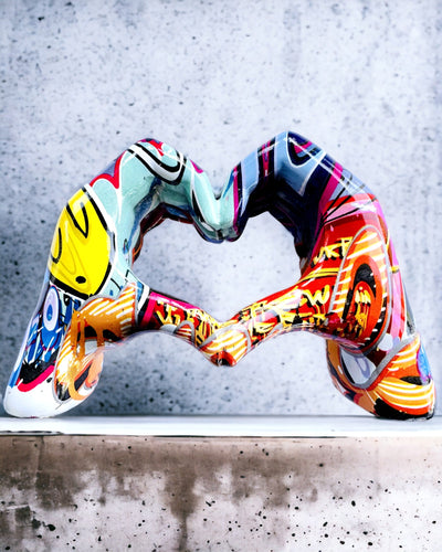 Dekorative Figur Bunter Dekorationsgriff ArtBrace - personalisierbar mit Gravur, als Geschenk