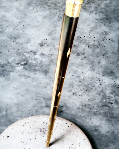 Spazierstock "Jaguar Elegance" aus Mangoholz - Personalisierung mit Gravur möglich