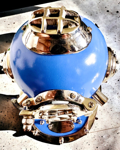 Tiefseeforscherhelm - Sammleredition mit Gravurmöglichkeit, 35 cm, Geschenk für Feuerwehrmann oder Taucher