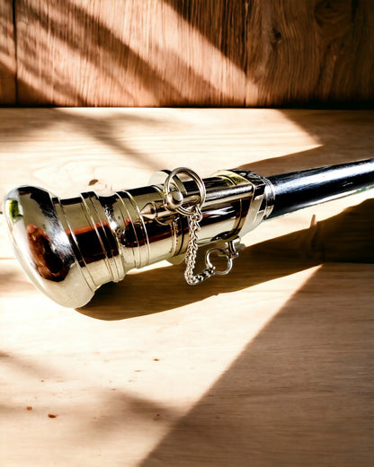 GEHSTOCK MIT GRIFF UND FERNROHRFUNKTION – ELEGANT UND MODISCH, 95 CM - Kapitäns "Navigator's Crest"