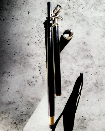 GEHSTOCK MIT GRIFF UND FERNROHRFUNKTION – ELEGANT UND MODISCH, 95 CM - Kapitäns "Navigator's Crest"