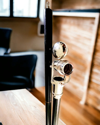 GEHSTOCK MIT GRIFF UND FERNROHRFUNKTION – ELEGANT UND MODISCH, 95 CM - Kapitäns "Navigator's Crest"