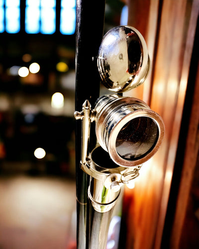 GEHSTOCK MIT GRIFF UND FERNROHRFUNKTION – ELEGANT UND MODISCH, 95 CM - Kapitäns "Navigator's Crest"