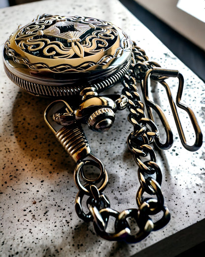 Taschenuhr "Zeit der Meister" - Premium Edition mit Gravurmöglichkeit