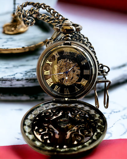 Taschenuhr "Zeit der Meister" - Premium Edition mit Gravurmöglichkeit