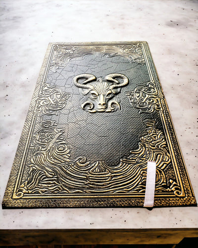 Magisches Notizbuch, Notizblock "Boski Byk" - Elegantes und Einzigartiges Schreibwaren, Personalisierung mit Gravur