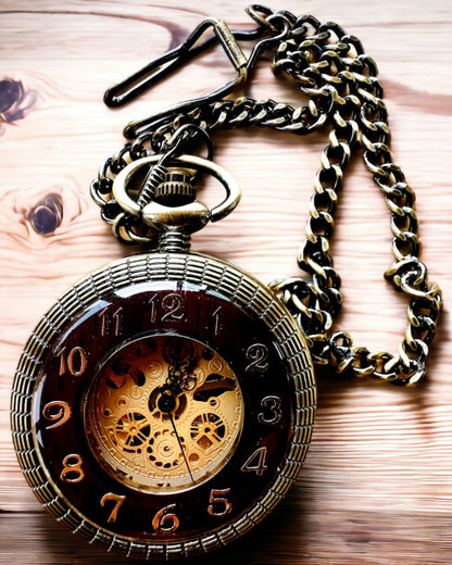 Taschenuhr "Retro Elegance", Personalisierung mit Gravur möglich