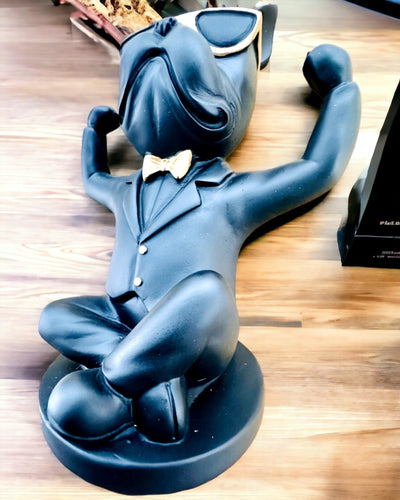Figur Bulldog Elegance - Exklusiver Glasständer, Personalisierung mit Gravur möglich