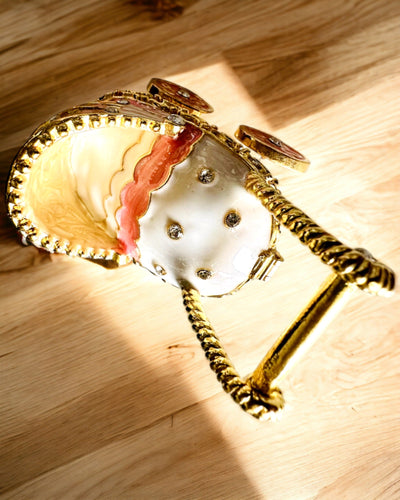 Kleiner Märchenwagen für Schmuck, Schätze - Königliche Eleganz, Personalisierung mit Gravur