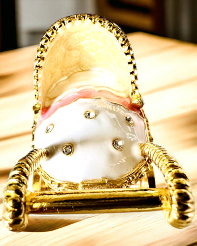 Kleiner Märchenwagen für Schmuck, Schätze - Königliche Eleganz, Personalisierung mit Gravur