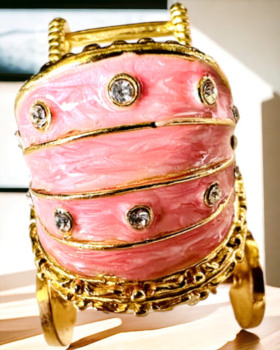 Kleiner Märchenwagen für Schmuck, Schätze - Königliche Eleganz, Personalisierung mit Gravur