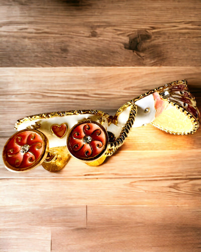 Kleiner Märchenwagen für Schmuck, Schätze - Königliche Eleganz, Personalisierung mit Gravur