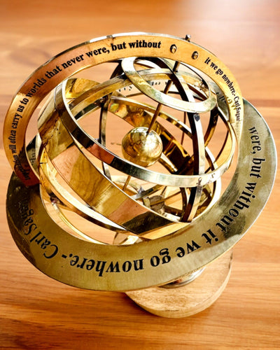 Astrolabium Artis - Handgefertigt mit Gravuroption, Dekoration für das Büro, Premium