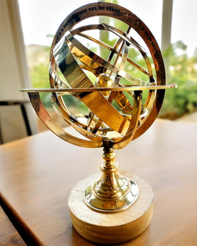 Astrolabium Artis - Handgefertigt mit Gravuroption, Dekoration für das Büro, Premium