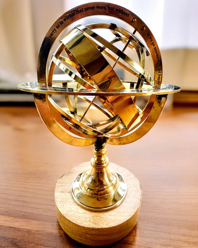 Astrolabium Artis - Handgefertigt mit Gravuroption, Dekoration für das Büro, Premium