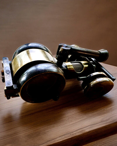 Binocular Nautica - Exklusives Vintage-Accessoire - Handgefertigt mit Gravuroption, Dekoration für das Büro, Premium