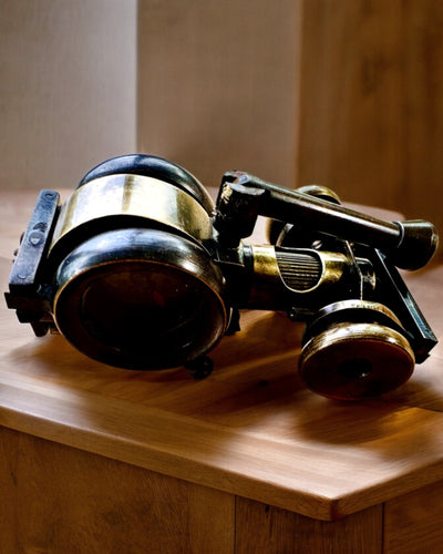 Binocular Nautica - Exklusives Vintage-Accessoire - Handgefertigt mit Gravuroption, Dekoration für das Büro, Premium
