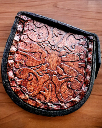 Elegantes Maharadscha-Etui für Taschenuhr oder Kompass - Personalisierung mit Gravur möglich